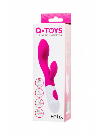 Вибратор розовый A-toys Fela 11 см 765002