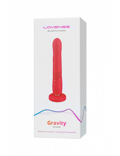 Пульсатор Gravity Lovense красный 25,9 см LE-26