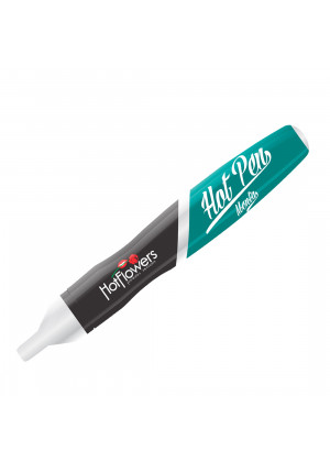 Вкусовая ручка для рисования на теле Hot pen мята 35 г HC245