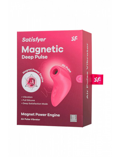 Вакуум-волновой бесконтактный стимулятор Satisfyer Magnetic Deep Pulse розовый J2018-149-1
