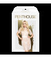 Ажурное платье с трусиками и повязкой Penthouse Poison cookie белое S/M 4005782