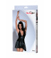 Платье на молнии и стринги Candy Girl Maya черные OS 840073