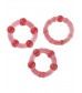 Эрекционные кольца Rings Set розовые 3 шт 888300-3
