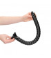 Анальная втулка змея Swirled Anal Snake черная 54,9 см OU842BLK
