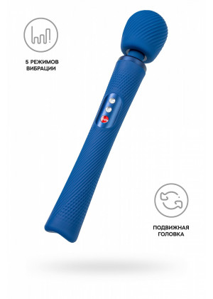 Вибромассажер Fun Factory Vim Vibrating Wand синий 31,3 см 10001