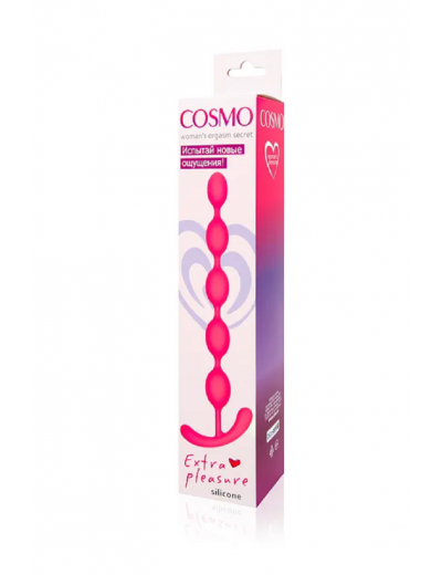 Цепочка анальная Cosmo розовая 22,3 см CSM-23120