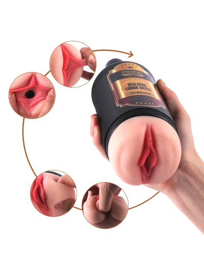 Мастурбатор вагина в пластиковой бутылке 25,5 см ДМА70016