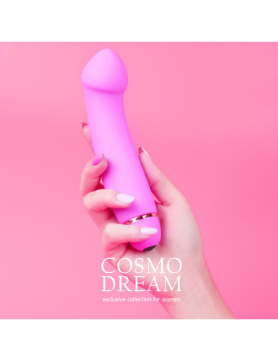 Вибромассажер Cosmo 20 режимов розовый 15 см WSL-15012