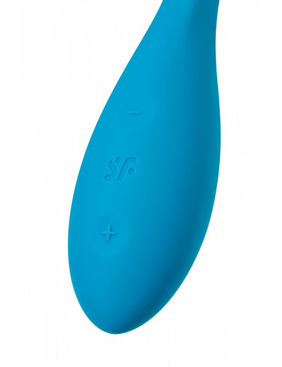 Многофункциональный стимулятор для пар Satisfyer G-Spot Flex 1 синий 19,5 см J2018-293