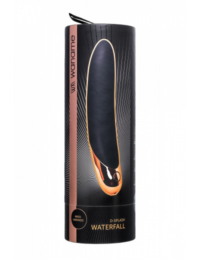 Нереалистичный вибратор Waname Waterfall чёрный 21,3 см 481009