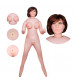 Кукла надувная с вибрацией и реалистичной головой Ангелина два отверстия 150 см EE-10278