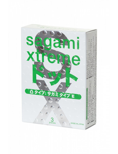 Презервативы Sagami Xtreme dotts анатомические №3 4974234522057