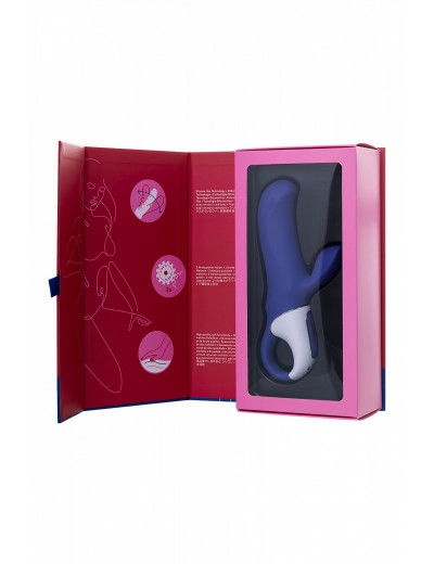 Вибратор Satisfyer Vibes Magic Bunny силикон фиолетовый 17,7 см EE73-826-1017