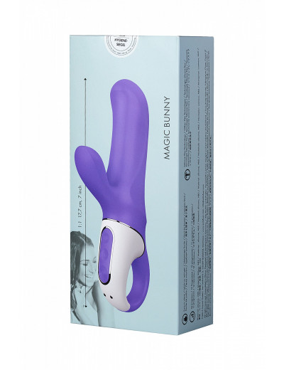 Вибратор Satisfyer Vibes Magic Bunny силикон фиолетовый 17,7 см EE73-826-1017