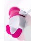 Вибратор с клиторальным стимулятором Elly с подогревом силикон розовый 21,5 см 783003