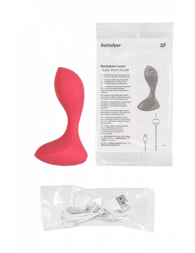 Вибромассажер простаты Satisfyer Backdoor Lover красный 14 см J2018-112-2