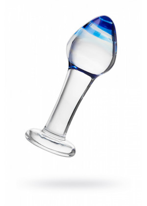 Анальная втулка Sexus Glass стекло прозрачная 11,5 см 912198