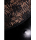 Платье Glossy Lulu из материала Wetlook черное XL 955023-XL