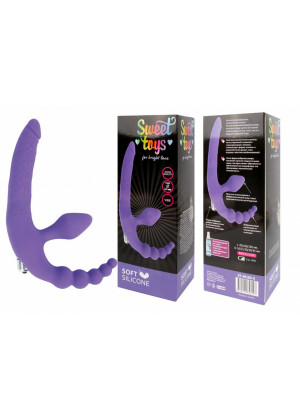 Страпон двойной Sweet toys фиолетовый 34 см ST-40185-5