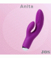 Вибратор-ротатор Anita фиолетовый 18 см 783018