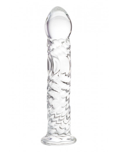 Фаллоимитатор Sexus Glass стеклянный прозрачный 16,5 см 912009