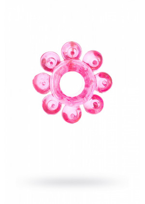 Кольцо гелевое розовое 818001-3