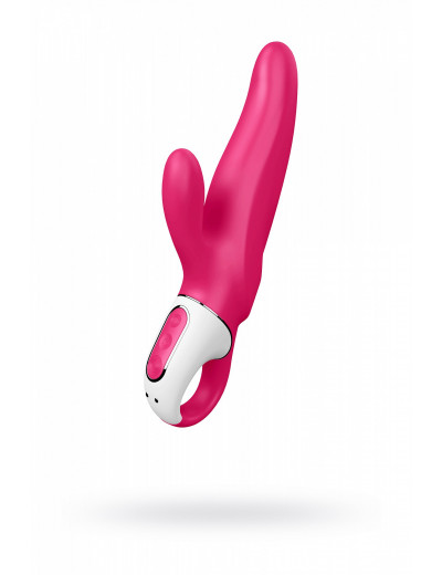 Вибратор Satisfyer Vibes Mr. Rabbit силикон красный 22,1 см EE73-867-1017