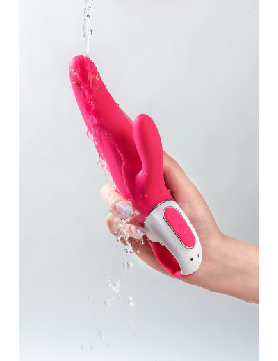 Вибратор Satisfyer Vibes Mr. Rabbit силикон красный 22,1 см EE73-867-1017