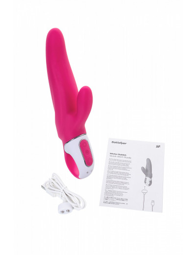 Вибратор Satisfyer Vibes Mr. Rabbit силикон красный 22,1 см EE73-867-1017