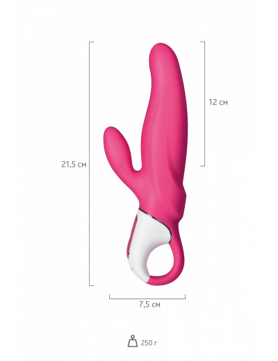 Вибратор Satisfyer Vibes Mr. Rabbit силикон красный 22,1 см EE73-867-1017