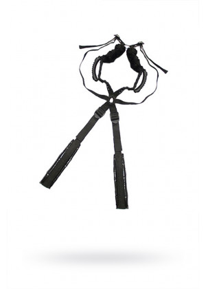 Комплект бондажный Romfun Sex Harness Bondage на сбруе чёрный PE-002