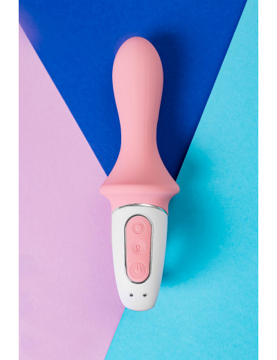 Анальный вибратор Satisfyer Air Pump Booty розовый 15 см J2018-265