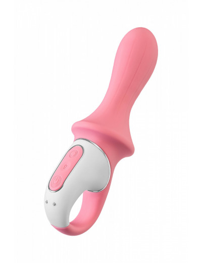 Анальный вибратор Satisfyer Air Pump Booty розовый 15 см J2018-265