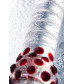 Фаллоимитатор Sexus Glass стеклянный с красными точками 21 см 912078