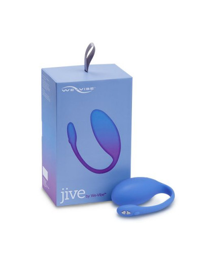 Виброяйцо We-Vibe Jive с глубокими вибрациями со смарт-управлением голубое 8 см WV-Jive-Blue