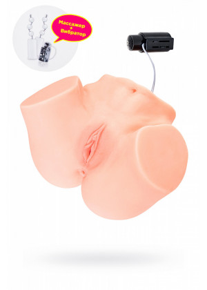 Мастурбатор вагина и анус с вибрацией и ротацией Adel 001 Vagina 24 см M01-003-10DV