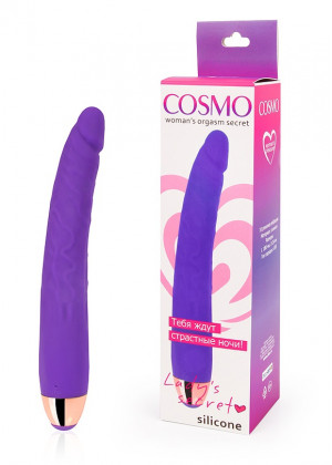 Вибромассажер Cosmo 10 режимов фиолетовый 18 см CSM-23151
