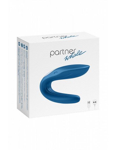 Многофункциональный стимулятор для пар Satisfyer Partner Whale голубой J2008-5