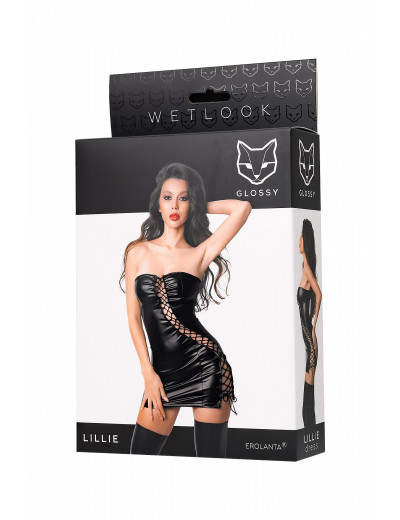 Платье Glossy Lillie из материала Wetlook M 955040-M