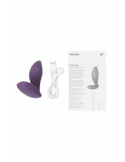 Анальный вибратор Satisfyer Power Plug фиолетовый 11,3 см 4003306