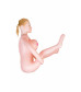 Кукла надувная с реалистичной головой блондинка в лежачей позе 160 см 117015