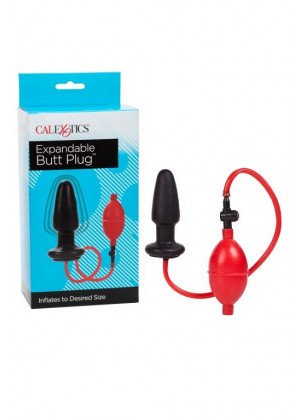 Анальная пробка-расширитель Expandable Butt Plug черная 9,5 см SE-0427-00-3