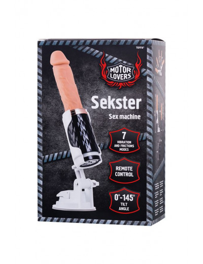 Секс-машина Sekster MotorLovers белая 29 см 456604