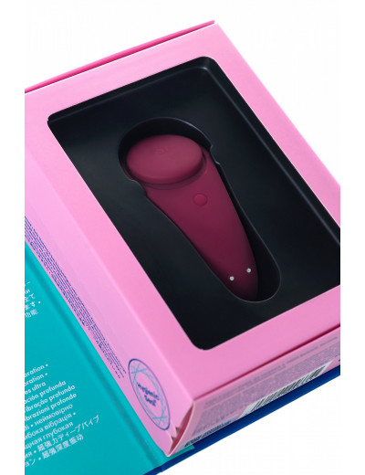 Бесшумный вибромассажер в трусики Satisfyer Sexy Secret 10 режимов красный  J2018-98