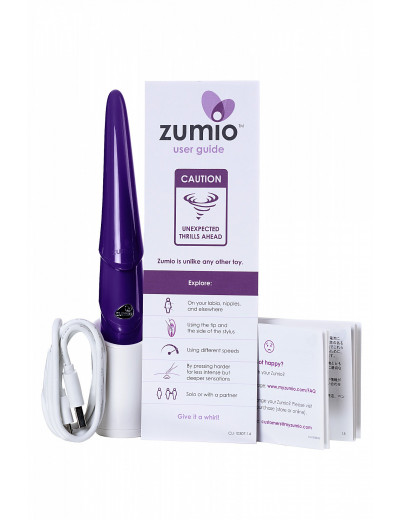 Стимулятор клитора с ротацией Zumio X фиолетовый 18 см CLI-10300