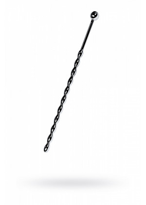 Уретральный плаг-косичка длинный серебристый 15,7 см Д717311