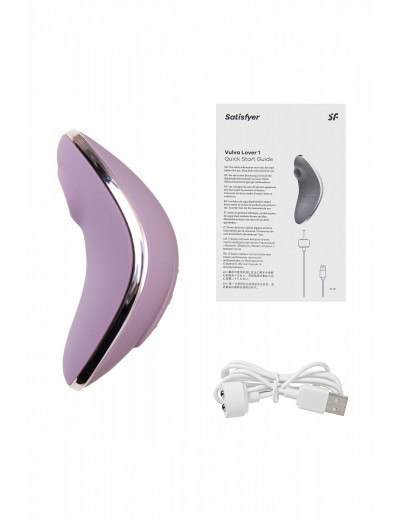 Вакуум-волновой стимулятор клитора Satisfyer Vulva Lover 1 фиолетовый 4018607