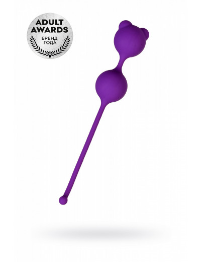 Вагинальные шарики A-Toys фиолетовые 2,7 см 764013