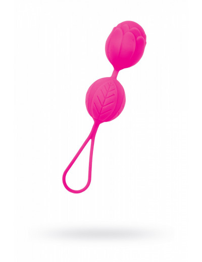Вагинальные шарики Штучки-дрючки cиликон розовые  3,5 см 690301