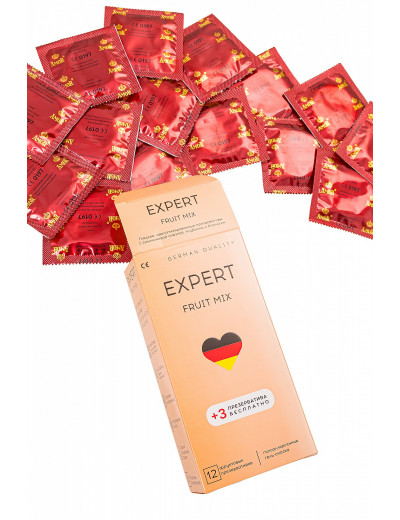 Презервативы Expert Fruit Mix фруктовый микс №15 921/1